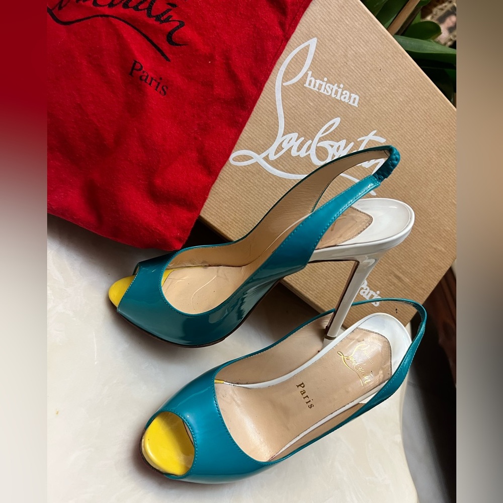Christian Louboutin multicolor heels - Picture 5 of 5